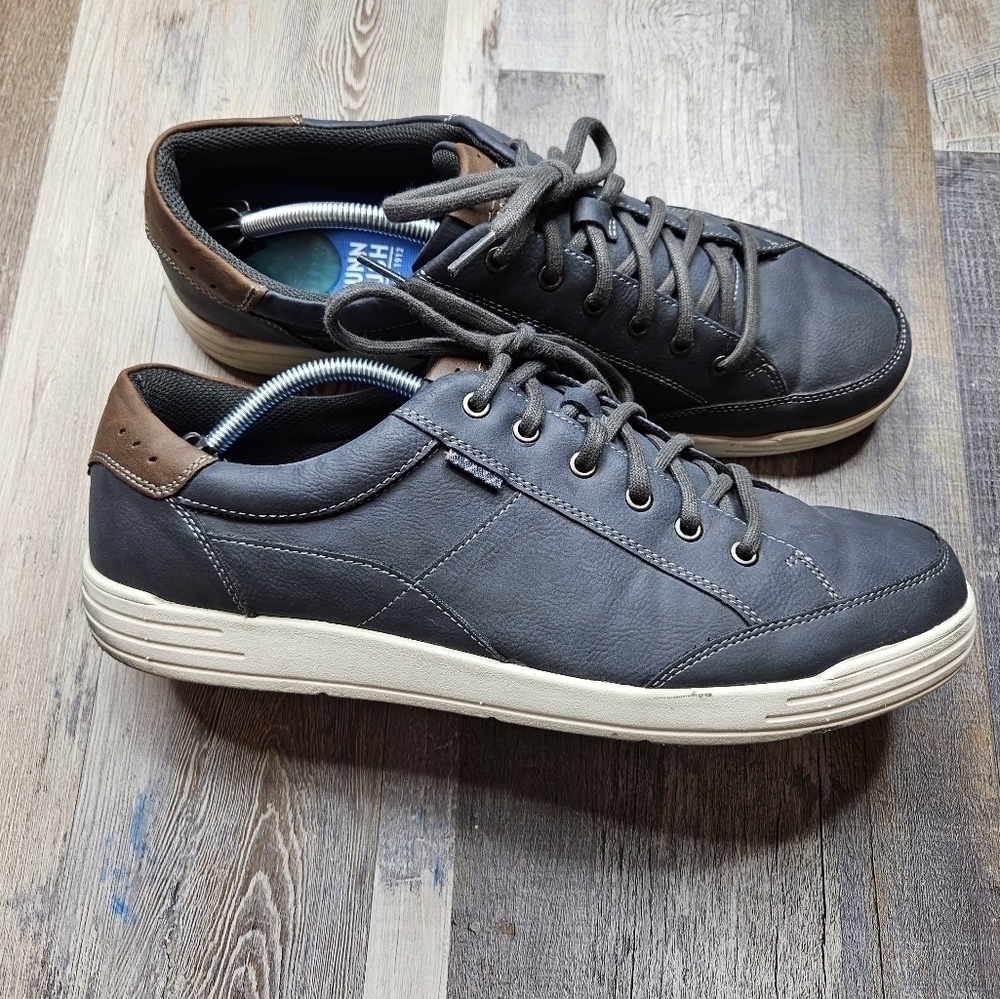 Nunn Bush 84819-410 Kore City Walk Lace to Toe Oxford Men's 13 Charcoal
